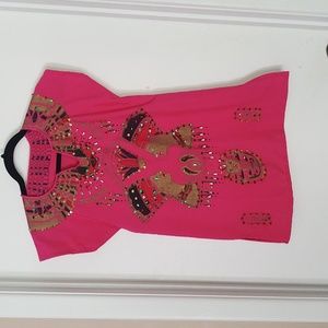 Hand made exotic blouse.